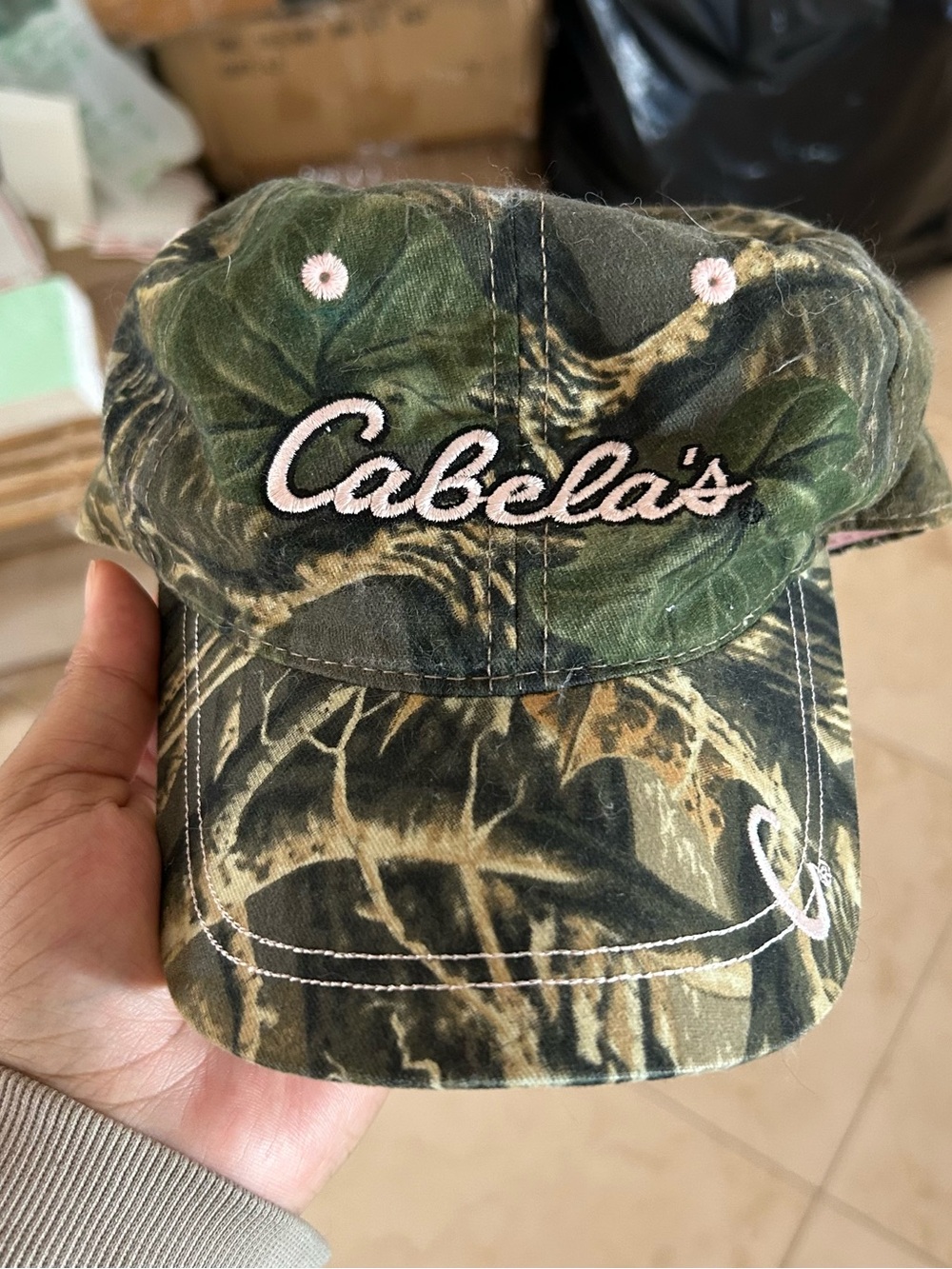 Cabela's unisex adult  Camouflage Baseball Cap - Green #96